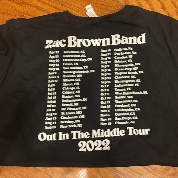 Zac Brown Band T-shirt 2022 - Picture 2 of 3